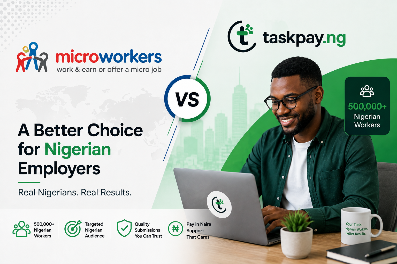 Microworkers Alternative in Nigeria: Why Employers Should Consider TaskPay.ng